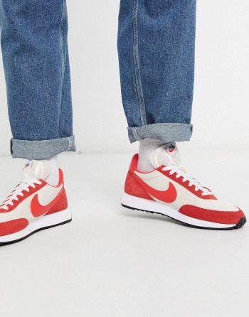 Nike Tailwind '79 Bijele Crvene - Muške Tenisice | 80549AQEV